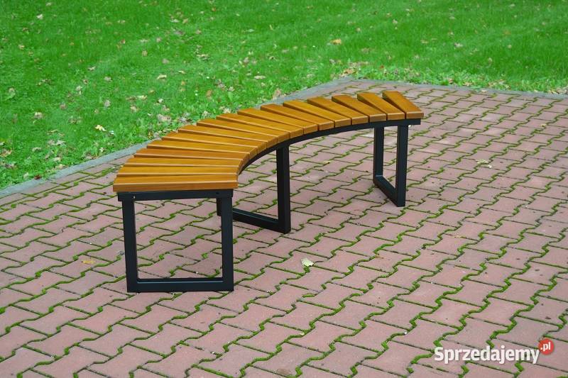 Ławka półokrągła ŁUK VI bez oparcia miejska Gołębiów sprzedam