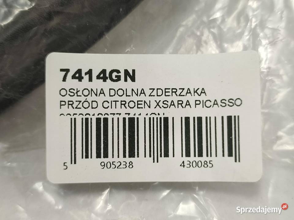 OSŁONA ZDERZAKA PRZÓD CITRON XSARA PICASSO N68 sprzedam