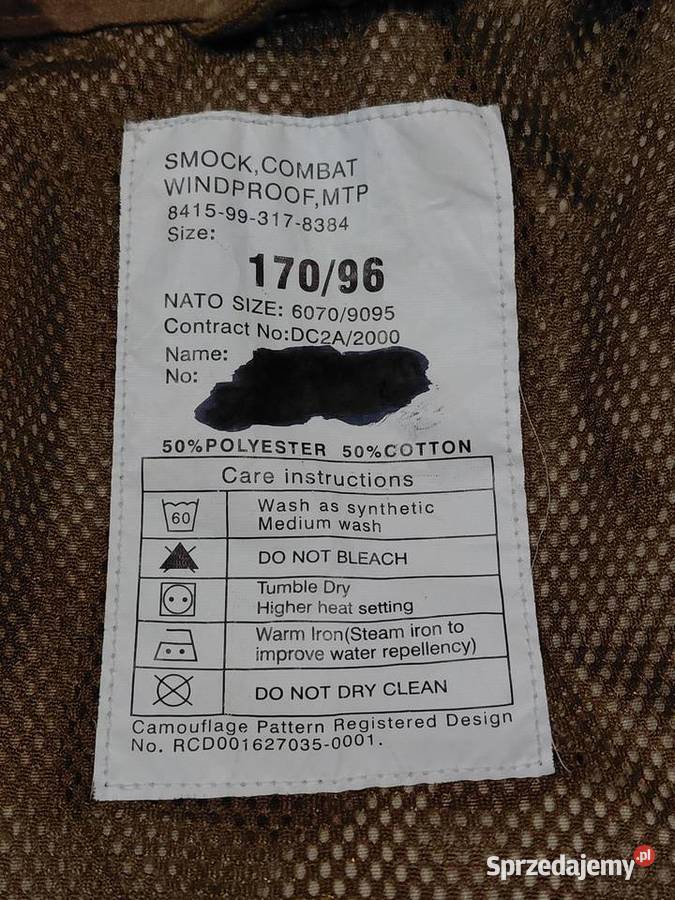 Parka Smock 2 MTP Windproof 17096 2 sprzedam