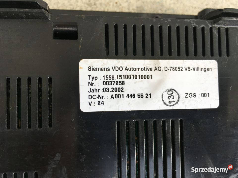 ZEGAR LICZNIK Atego Axor 0014465521 Typ 1556 Maszewo