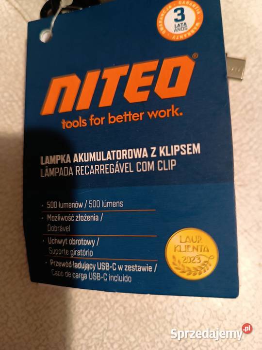 LATARKA LAMPA AKUMULATOROWA LED NITEO Kędzierzyn-Koźle