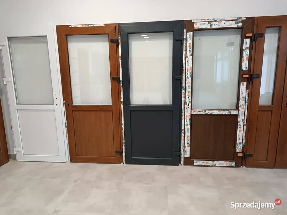 Drzwi tarasowe sklepowe RĘKI w 3 DNI 90x200 Drzwi zewnętrzne Nowe Miasto Lubawskie