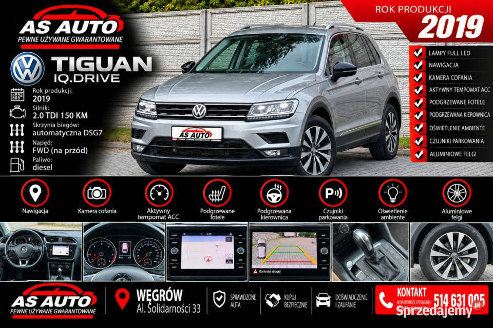 Volkswagen Tiguan 20TDi 150 IQDRIVE Węgrów