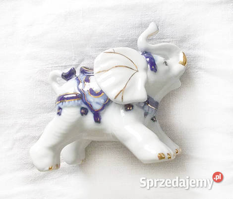 porcelanowy słoń figurka vintage figurka ze zachodniopomorskie Szczecin