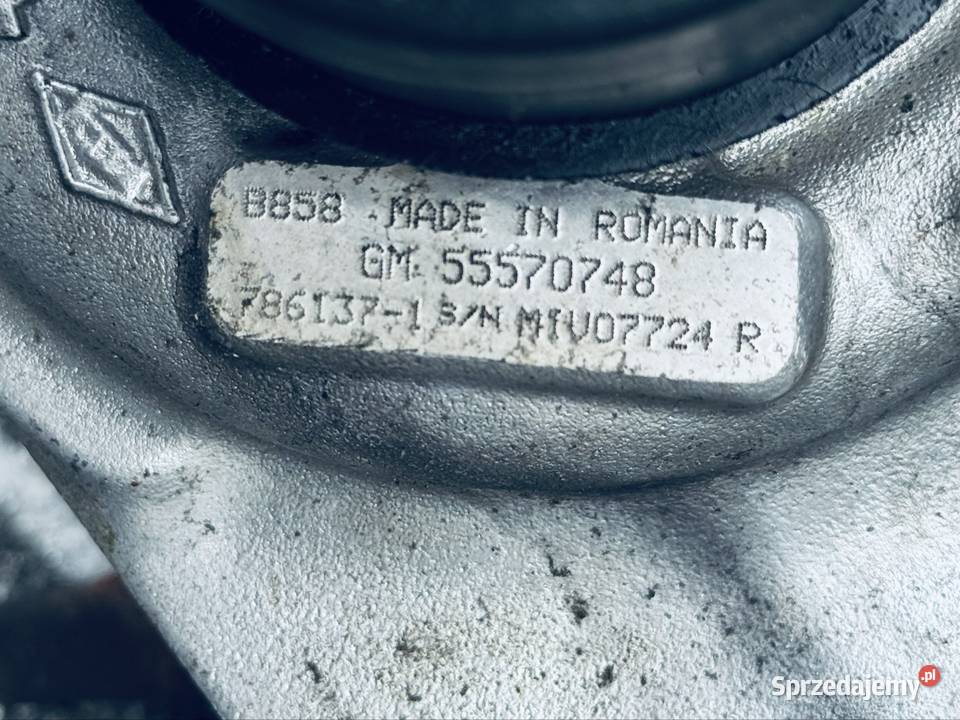 Turbosprężarka Opel sprzedam