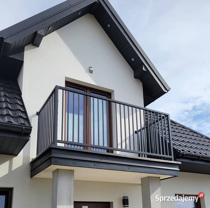 Balustrada balkonowa barierka stalowa metalowa Schody i balustrady Piotrowiec