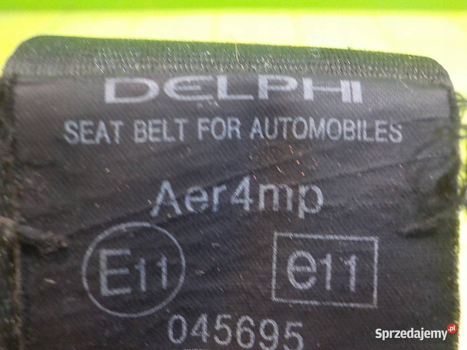 KIA SOUL I 10r pas bezpieczenstwa prawy przod z mazowieckie