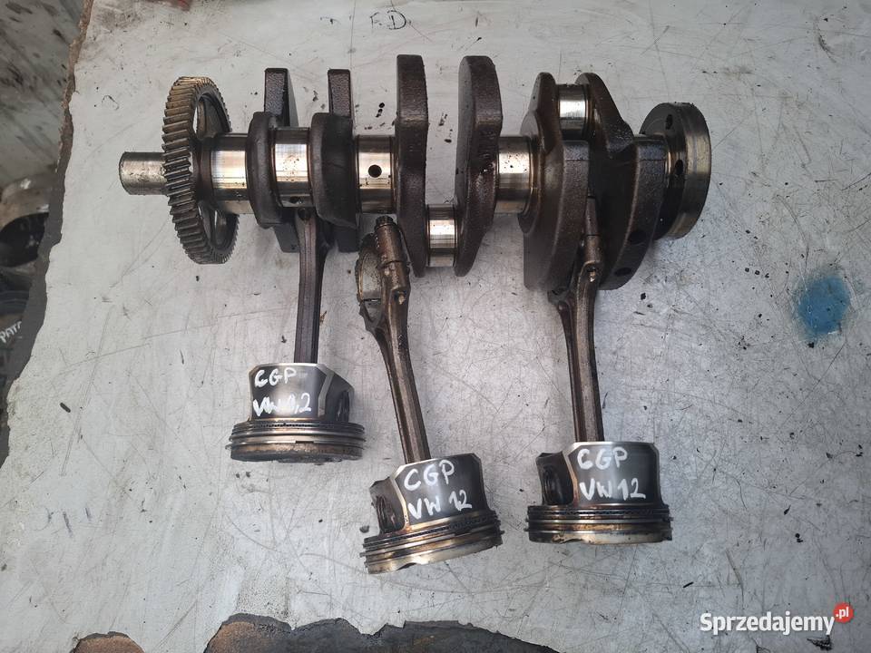 VW SEAT SKODA 12 12V CGP wał korbowy tłok osobowe