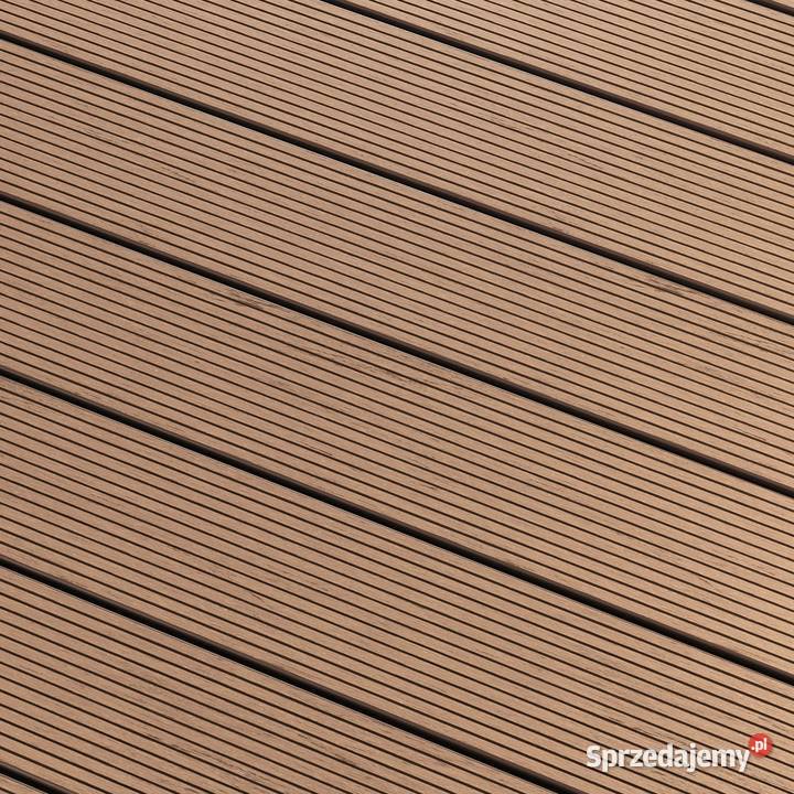 Deska tarasowa kompozytowa BERGDECK S140 Teak