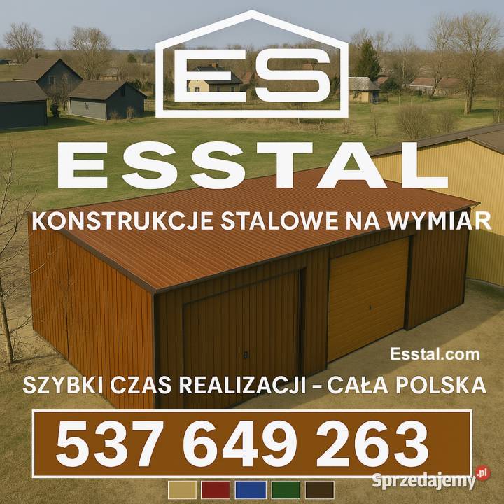 Garaż Blaszany Hala Magazynowa MAGAZYN Wiaty Ryki
