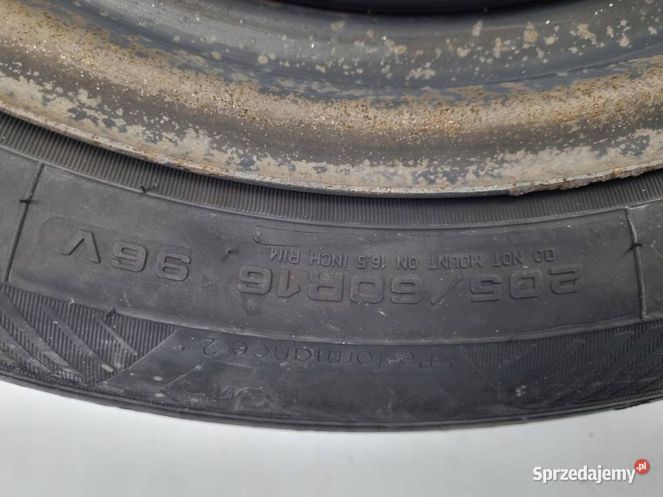 KOŁO ZAPASOWE Ford felga opona 20560 R16 5x108 Średnica 16" Chełm