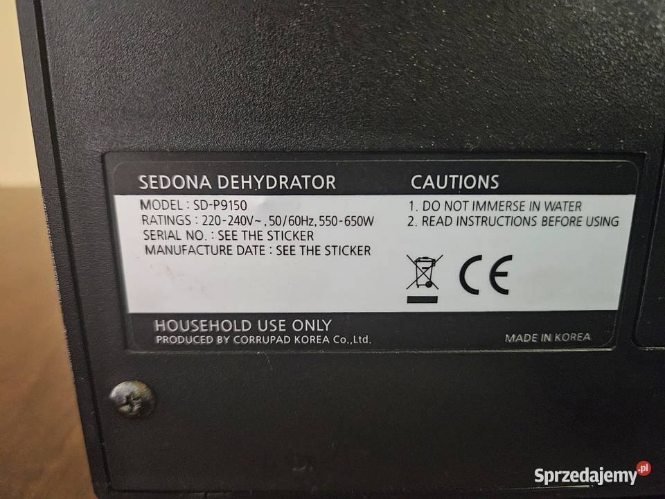 Sedona Combo PROFESJONALNA suszarka do owoców Pszczyna