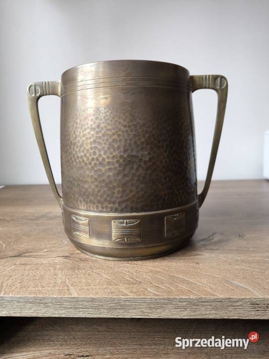 Duży wazon mosiężny waga ok 12 dawna produkcja Radomsko sprzedam