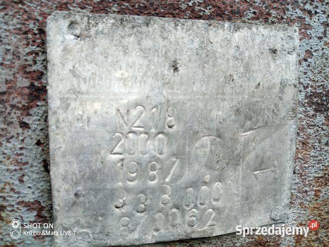 Rozrzutnik obornika 6t tandem używany Opoczno