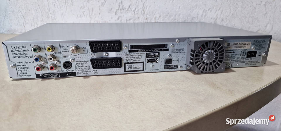 PANASONIC DMREX72S DMR EX 72S Nagrywarka DVD CD Międzychód