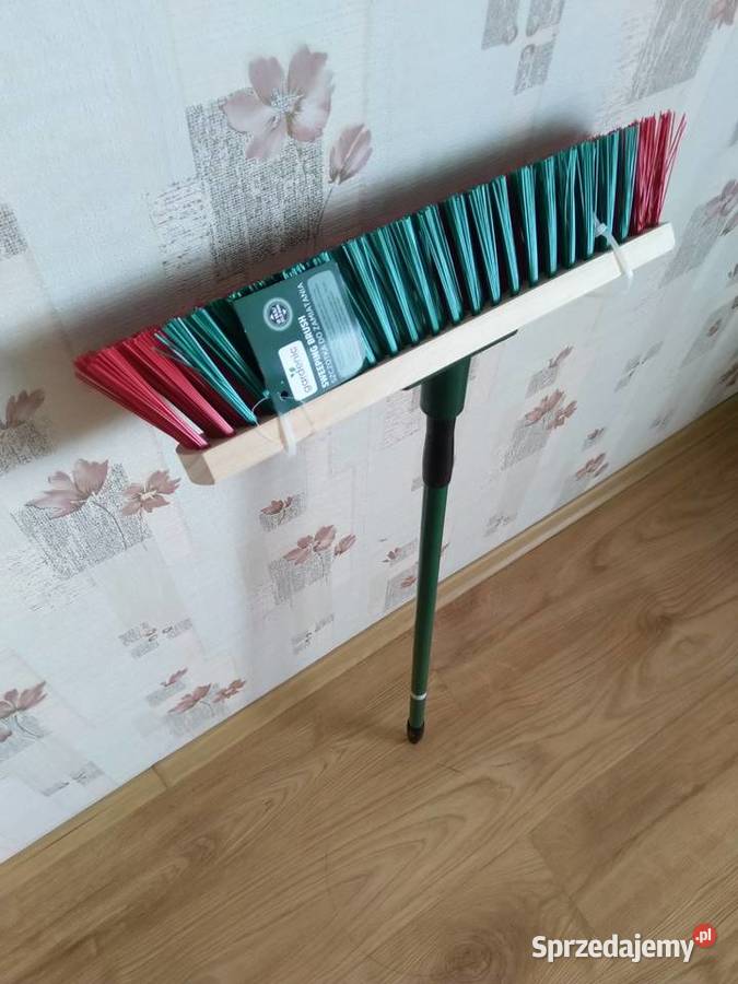 NOWA Miotła z trzonkiem teleskopowym szeroka Pozostałe Zabrze