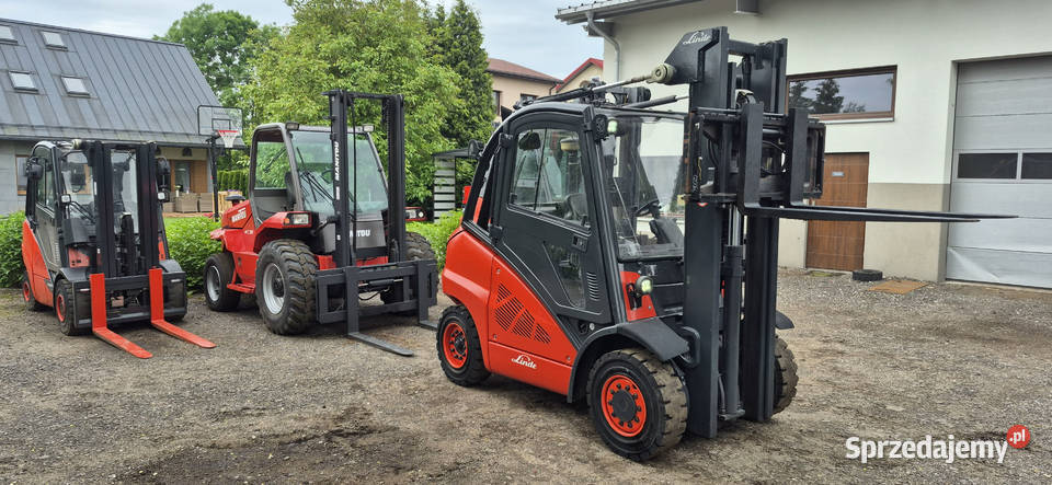 Wózek Widłowy Linde H40D Diesel Duplex 380m 8600 Linde Małkinia Górna