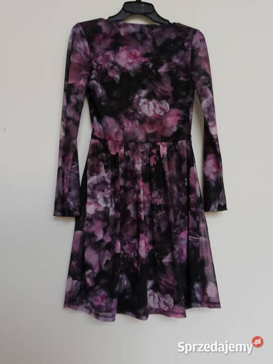 Mohito Kwiatowa sukienka z długim rękawem XXS Gdynia