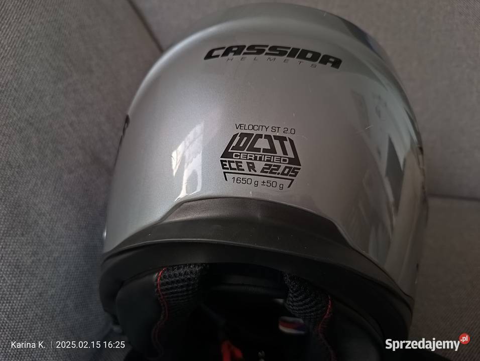 Kask otwierany na motor skuter Cassida Velocity śląskie Gliwice