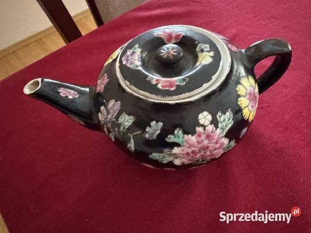 Dzbanek do herbaty ozdobny z pokrywką wzór Częstochowa sprzedam