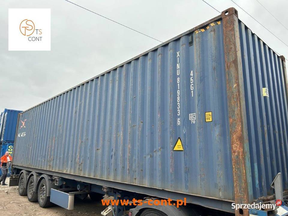 Kontener morski magazynowy budowlany 40 HC 12m Szczecin sprzedam