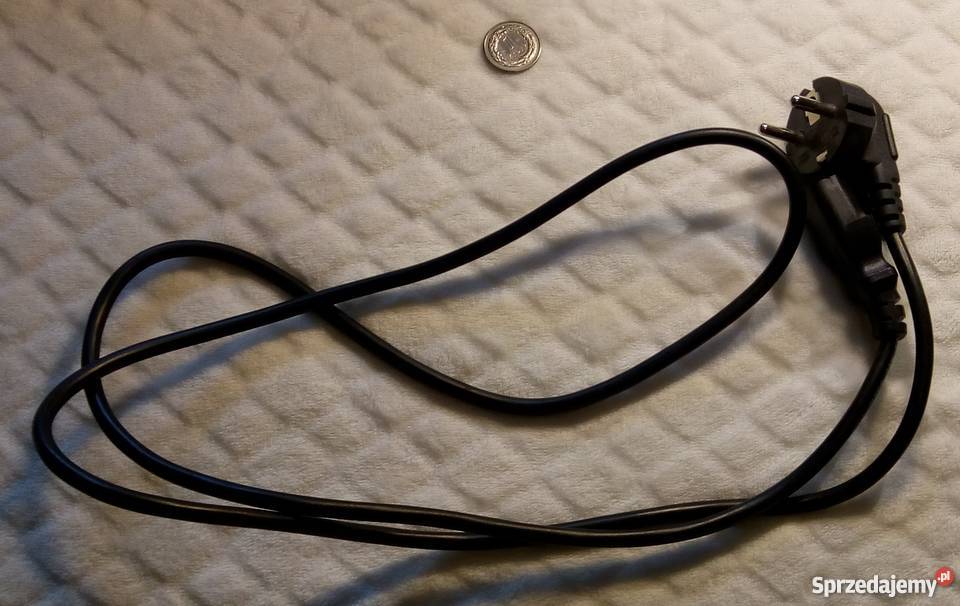 Kabel zasilania komputerowy czarny 150 Rogoźnik
