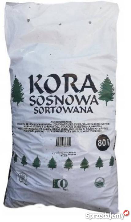 Kora sosnowa sortowana gruba 80l frakcja 510 Sumina