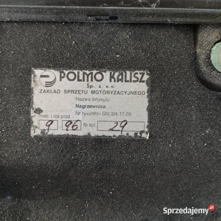 Nagrzewnica żuk Autosan Jelcz polmo GN34 1700 Niedyszyna
