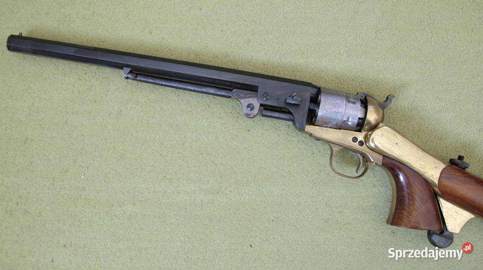 Czarnoprochowy karabinek rewolwerowy Colt kal 44 Chojnice