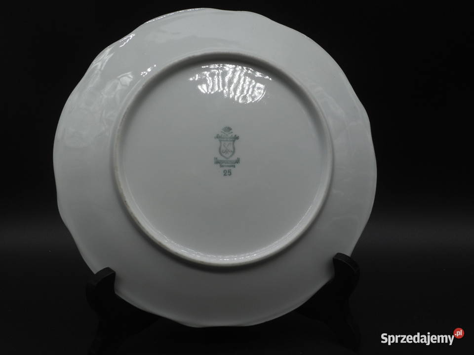 Talerz deserowy róże Rheinpfalz Hartporzellan Raszków sprzedam