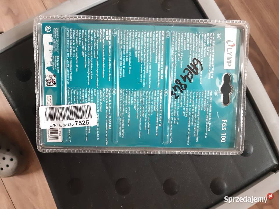 Klamka okienna z kluczami Pozostałe Wiśniowa Góra