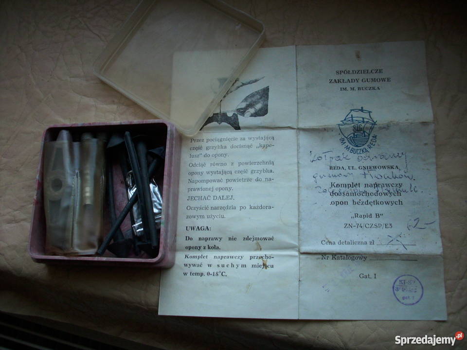 1974 Komplet napraczy kółSyrena Żuk Nysa WSK SHL Barlinek