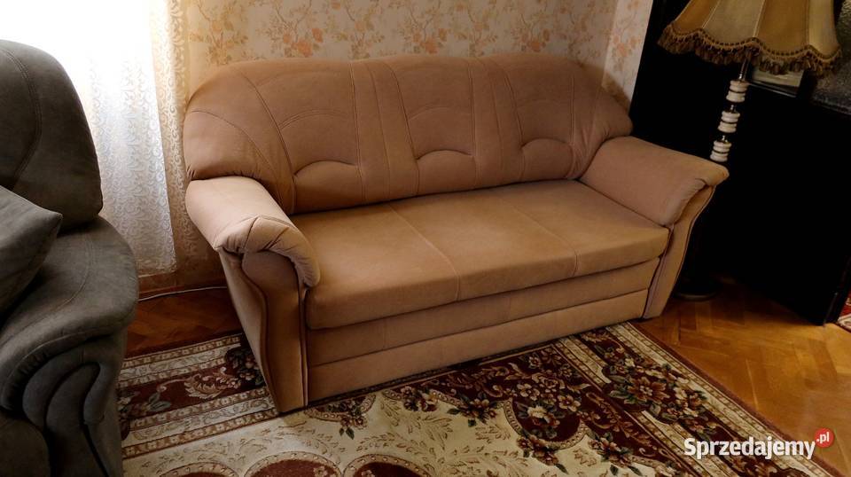3 Osobowa Sofa Kanapa z Funkcją Spania Pojemnik Sofy i kanapy Ziębice sprzedam