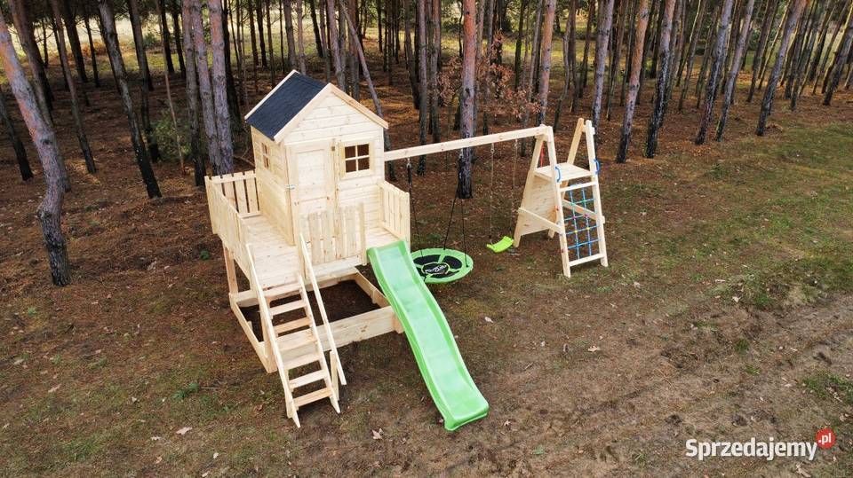 Solidny domek dzieci Plac zabaw Domek dziecięcy Garwolin