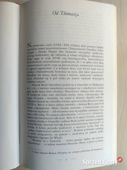 Stendhal Czerwone i czarne tł T Żeleński Boy śląskie Katowice