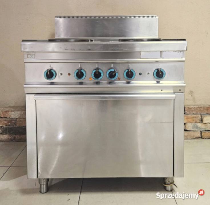 Kuchnia elektryczna GIGA 12 kW 4 płyty okrągłe Góra