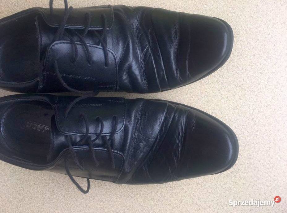 Pantofle półbuty skórzane Moskała r37 wkł25 Olsztyn