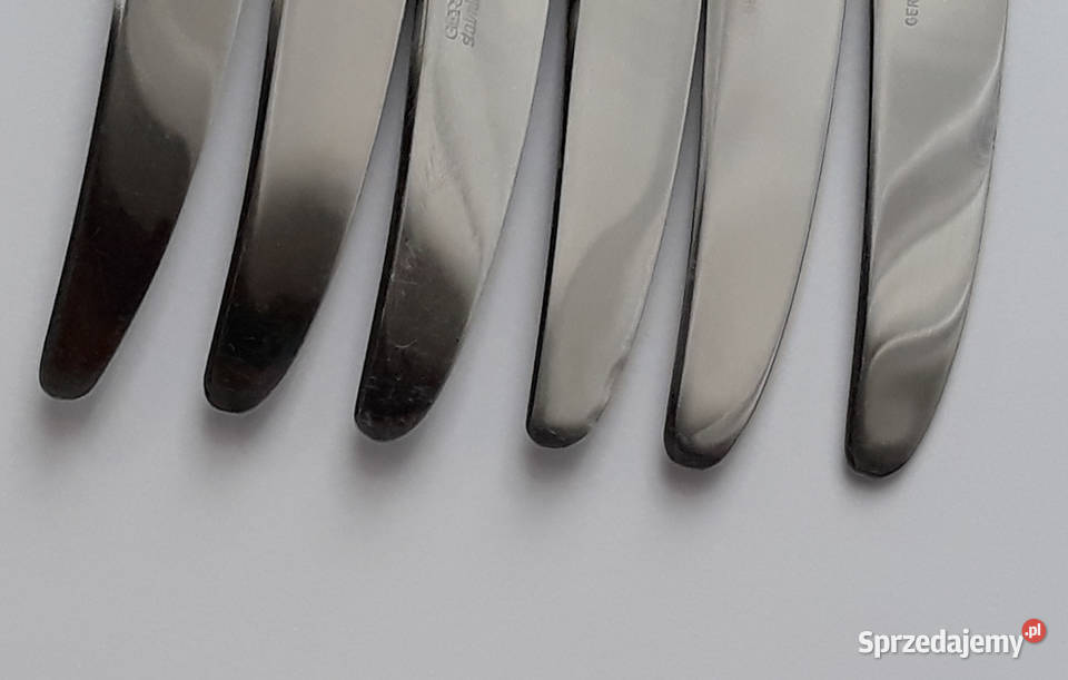 Sztućce PRL 18 elementów SIERŻANT Gerlach noże Dąbrowa Górnicza