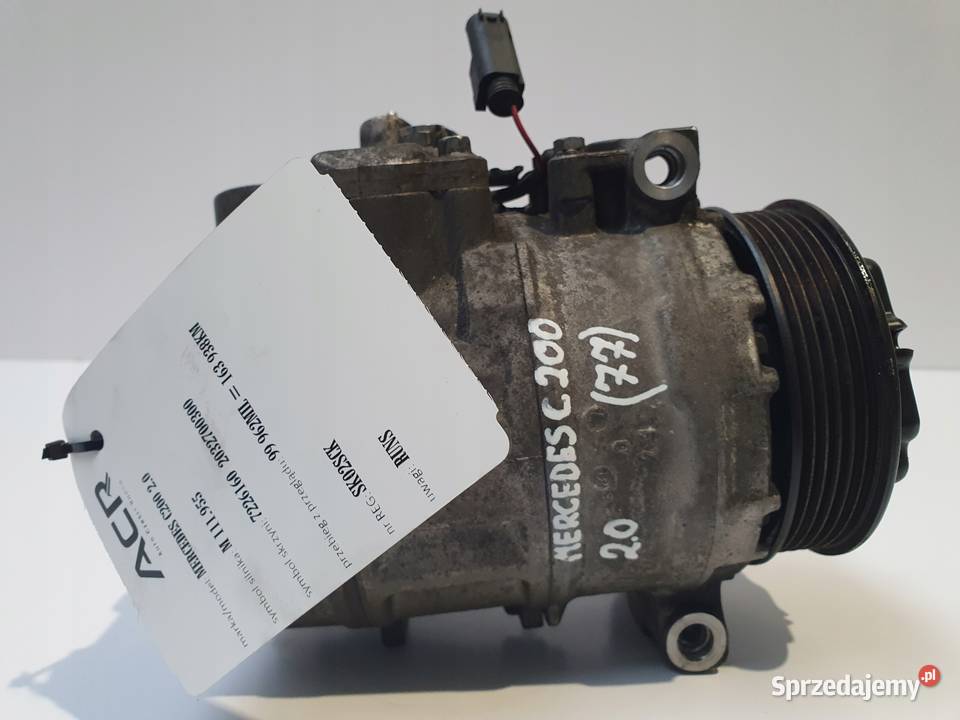 SPRĘŻARKA KLIMATYZACJI Mercedes W203 20 K osobowe