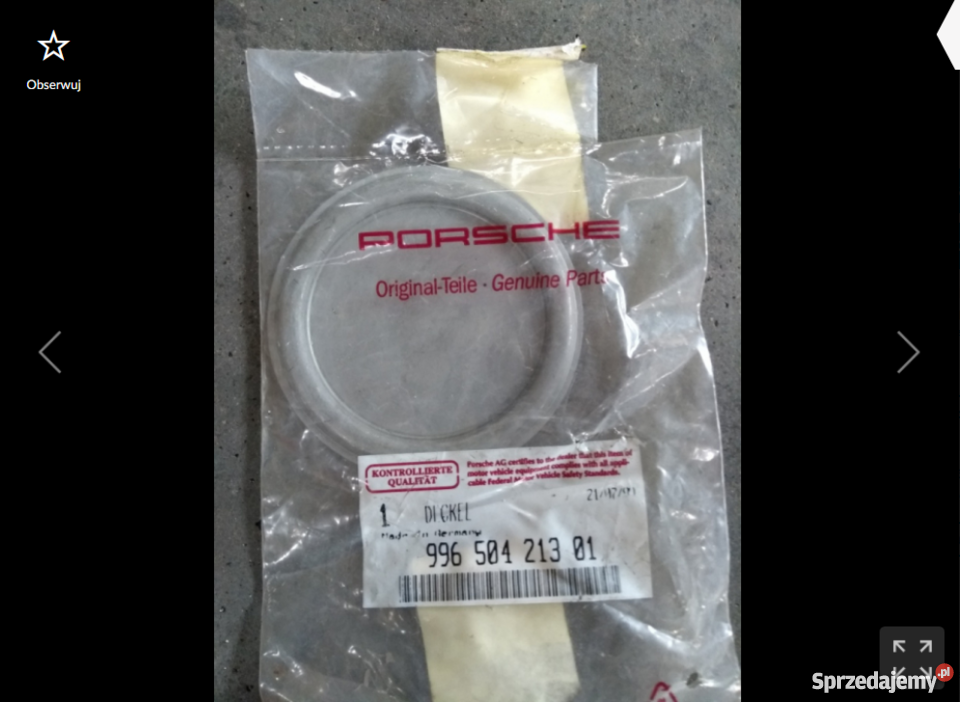 Pokrywa wnęki koła zapasowego Porsche 996 987 osobowe Pilzno