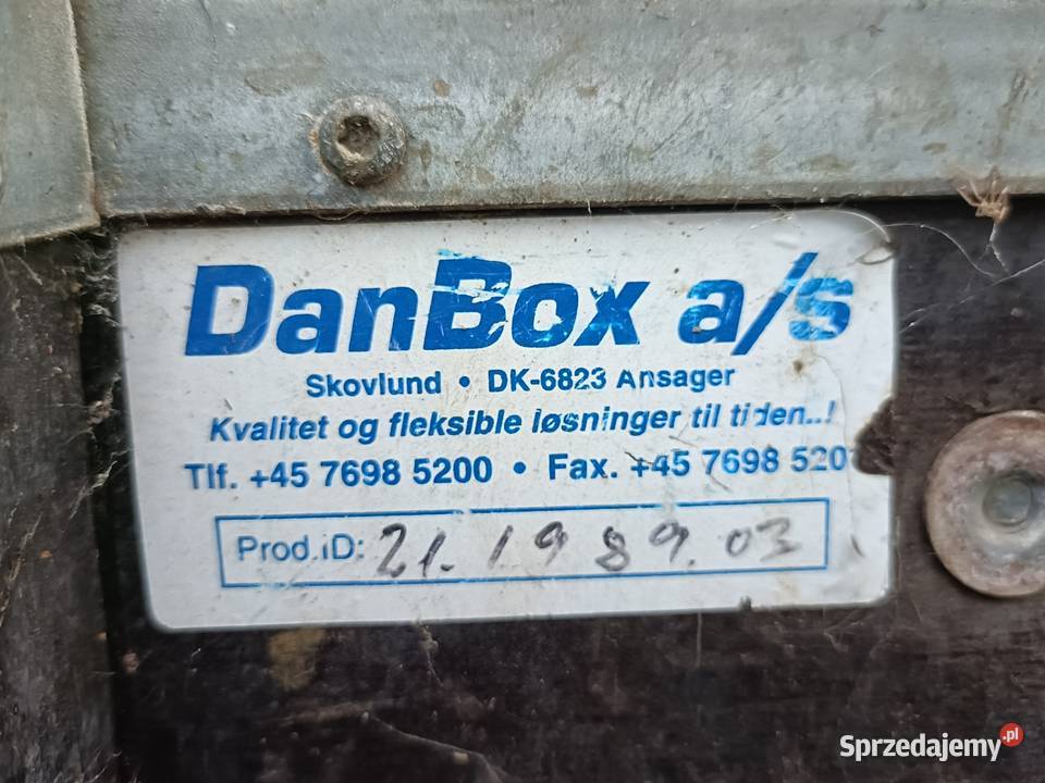 DanBox Duńska skrzynia na narzędzia do samochodu Racibórz