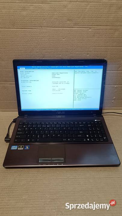 Laptop ASUS X52SVSX200V i7 6GB Ram 750HDD Poznań