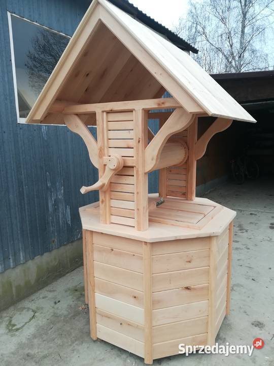 Studnia drewniana ogrodowa ozdobna użytkowa Tyszowce