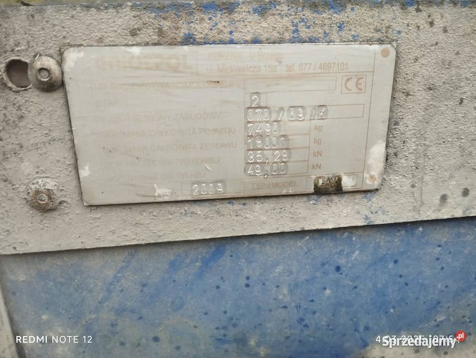 SKRZYNIA ŁADUNKOWA PAKA PLATFORMA aluminiowa Pozostałe pomorskie