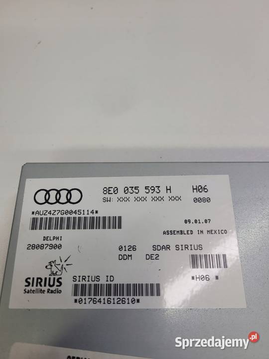 MODUŁ RADIA CYFROWEGO AUDI A3 A4 A6 VW Przystajń