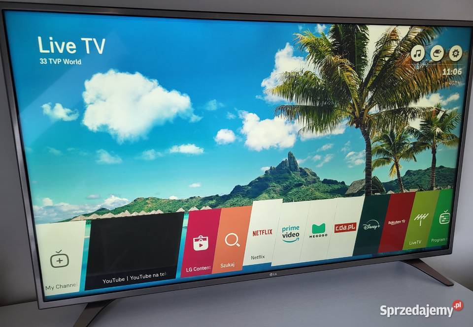 Tv Lg 49 Smart 4k YouTube Netflix lubelskie Zamość