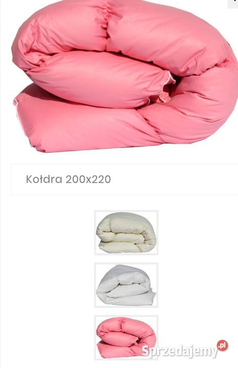 Kołdra 200x220 3g puch gęsi 100 biały wielkopolskie Poznań