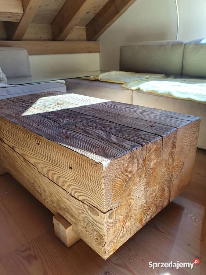 Stolik kawowy ze starego drewna Alldeco Warszawa