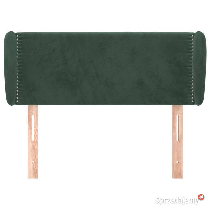Zagłówek uszak ciemnozielony 93x23x7888 Warszawa