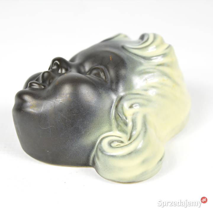 Ceramiczna figura ścienna Cortendorf Niemcy lata Warszawa
